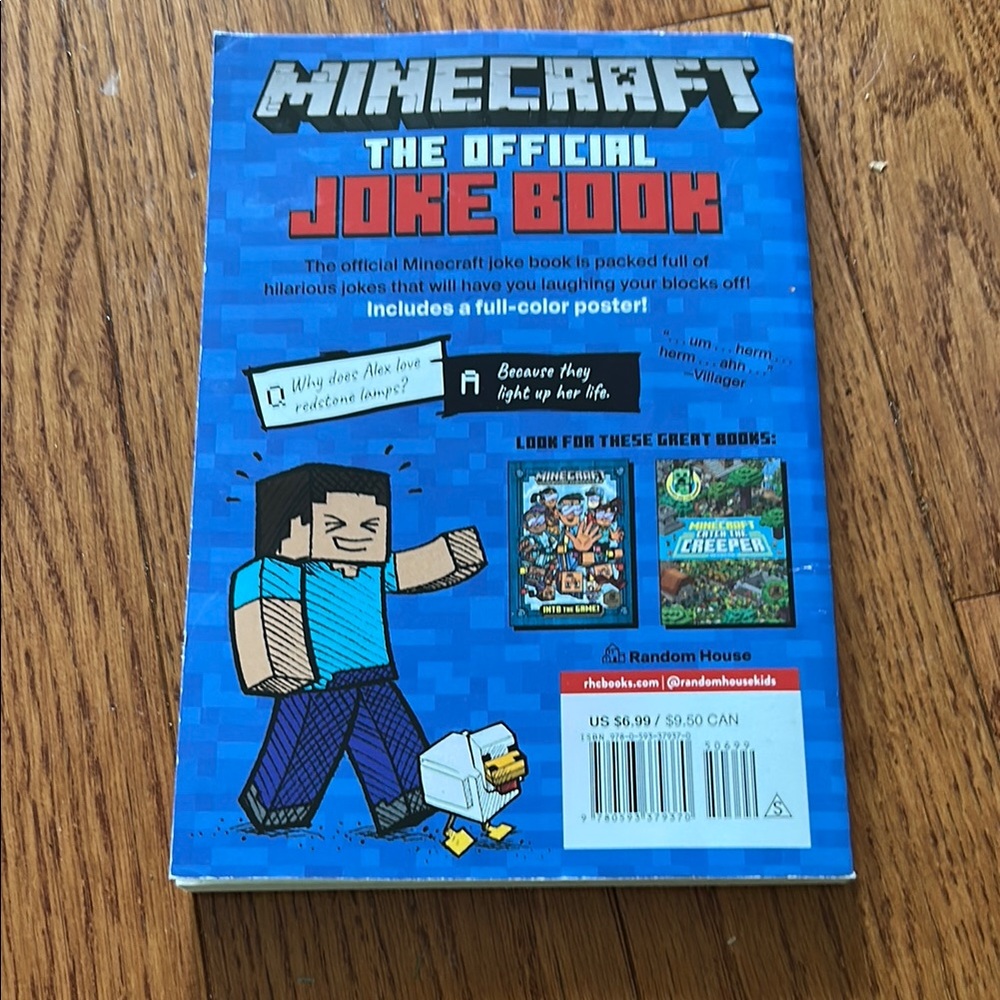 Minecraft Joke Book - Blue - Picture 2 of 4